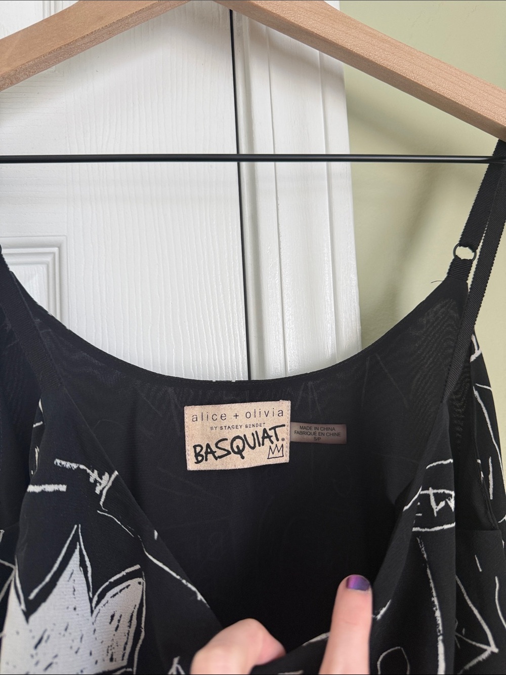 Alice + Olivia x Basquiat Emmie Slip Dress Size S - Picture 4 of 7